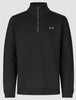 Sweat Half Zip Black