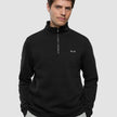 Sweat Half Zip Black