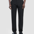 Tech Linen Elastic Pants Black