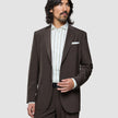 Tech Wool Suit Cocoa Brown