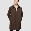 Waterproof Trench Coat Dark Brown