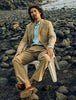Tech Wool Suit Pants Relaxed Fit Sand