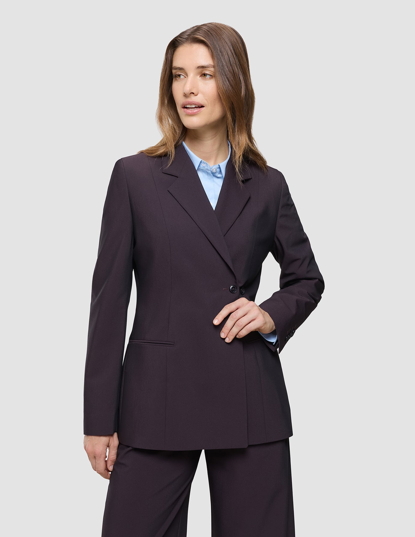 Women's Avira Blazer Burgundy Berry