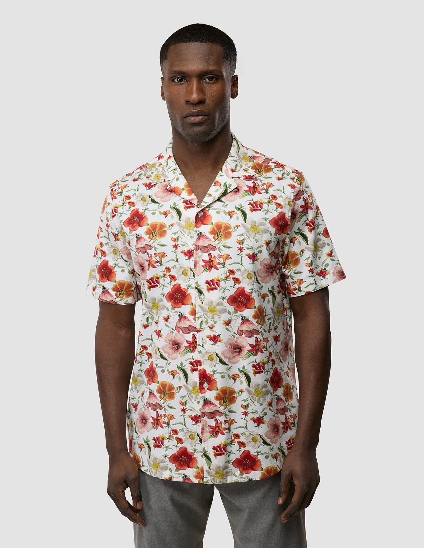 Bowling Short Sleeve Shirt Botanical