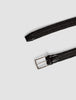 Braided Leather Belt Black