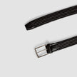 Braided Leather Belt Black