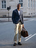 Tech Wool Blazer Navy Regular