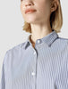 Business Shirt Regular Navy Stripes