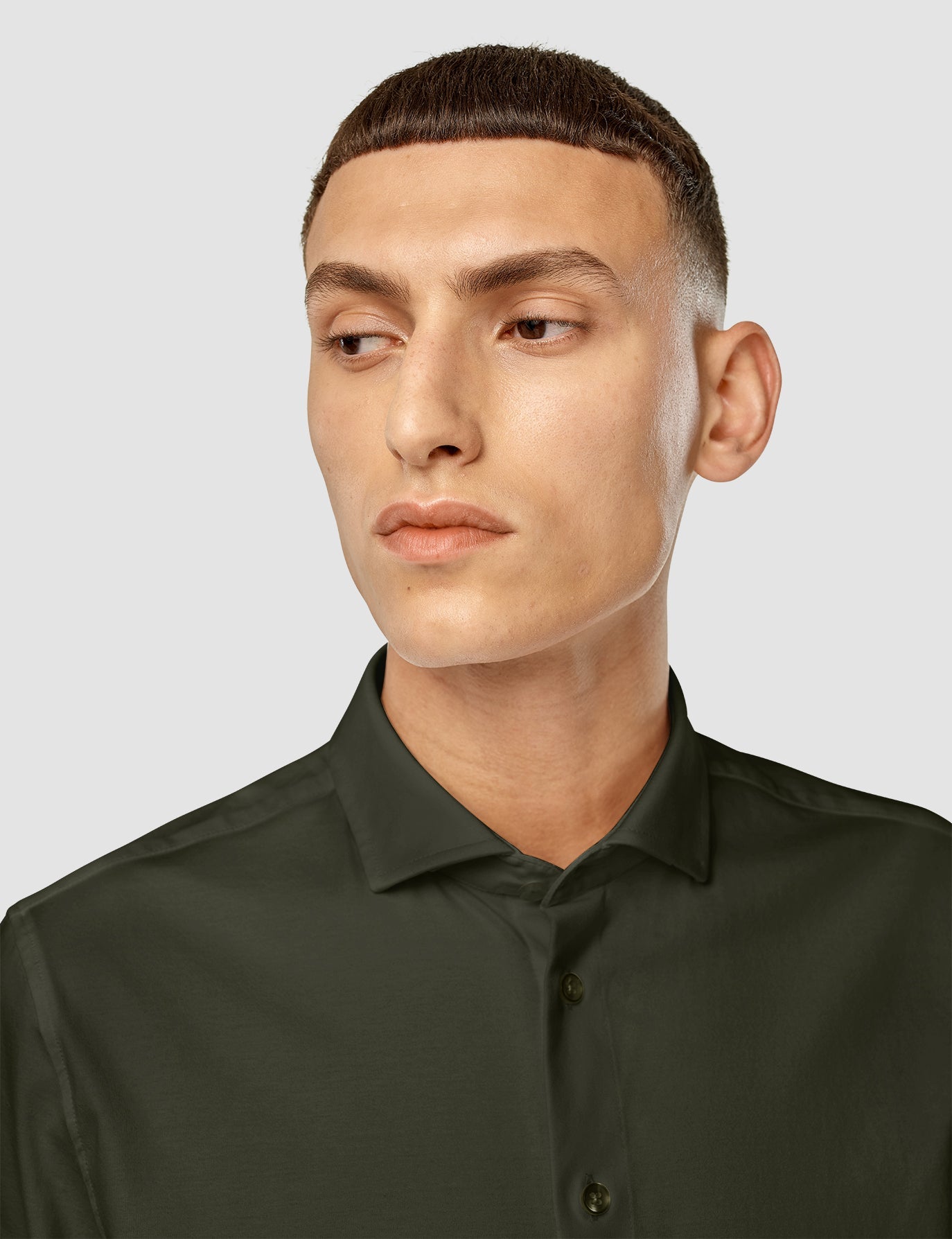 Classic Shirt Slim Nightfall Green