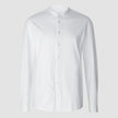 Classic Hemd Mandarin Collar White
