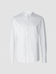 Classic Hemd Mandarin Collar White
