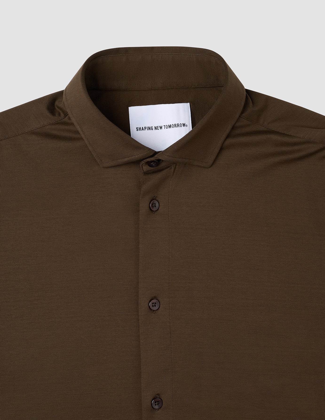 Classic Shirt Saddle Brown Regular