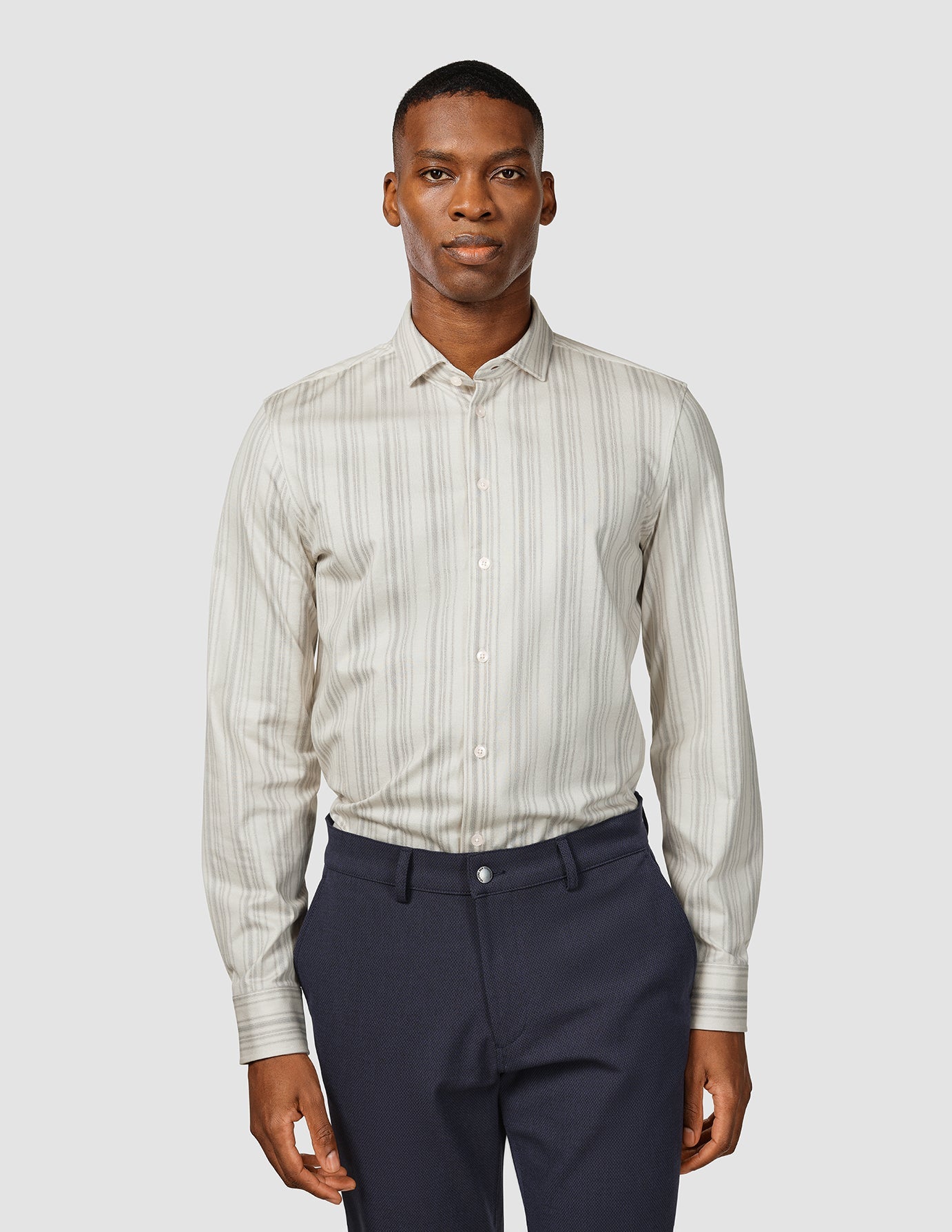 Classic Hemd Vintage Stripes Slim