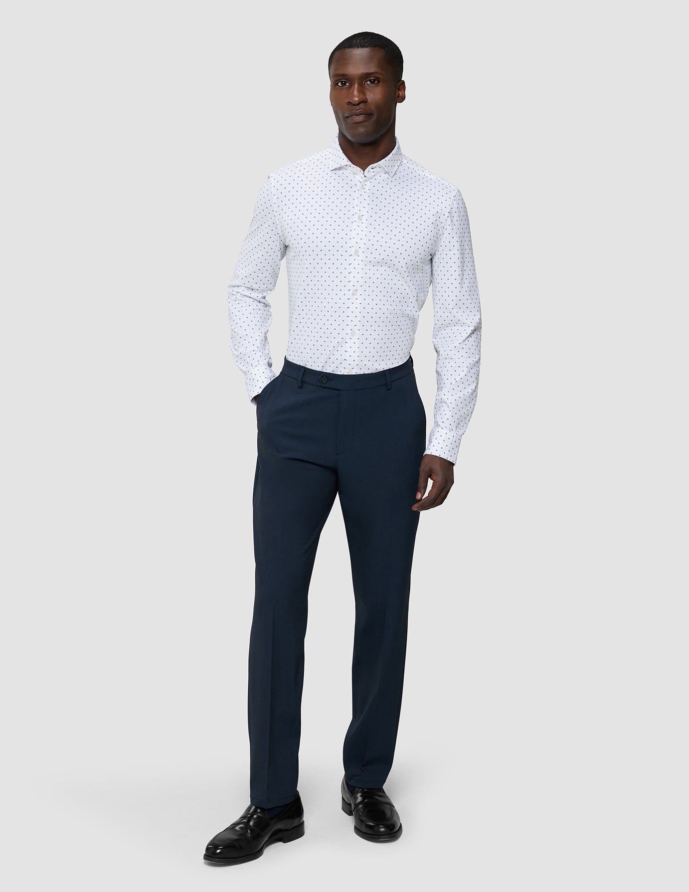 Classic Hemd Floral Bloom Regular