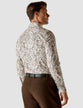 Classic Hemd Flower Wine Slim