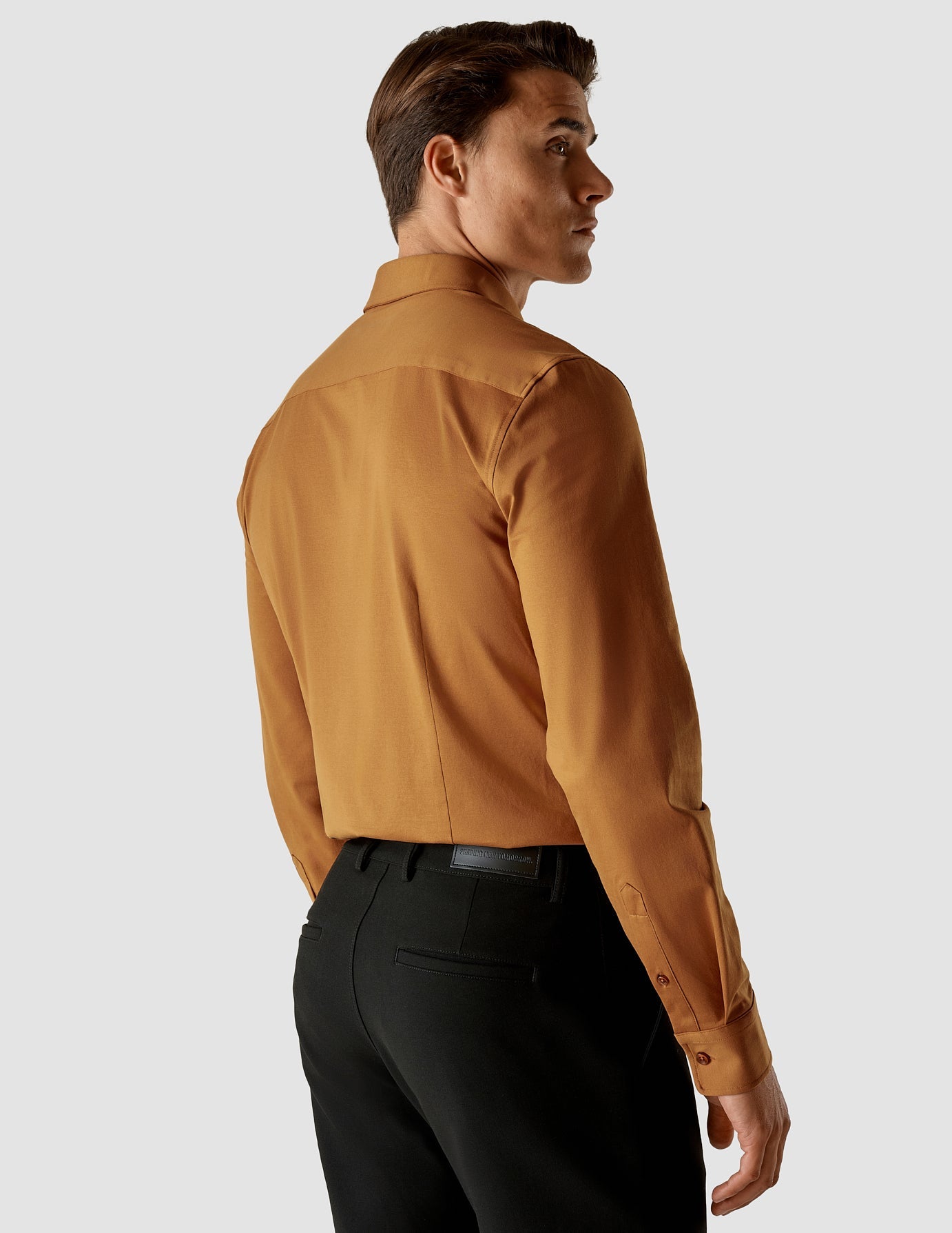 Classic Hemd Rusty Brown Slim