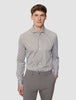 Classic Shirt Shadow Brown Stripe Slim