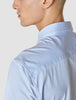 Classic Short Sleeve Shirt Light Blue Stripes