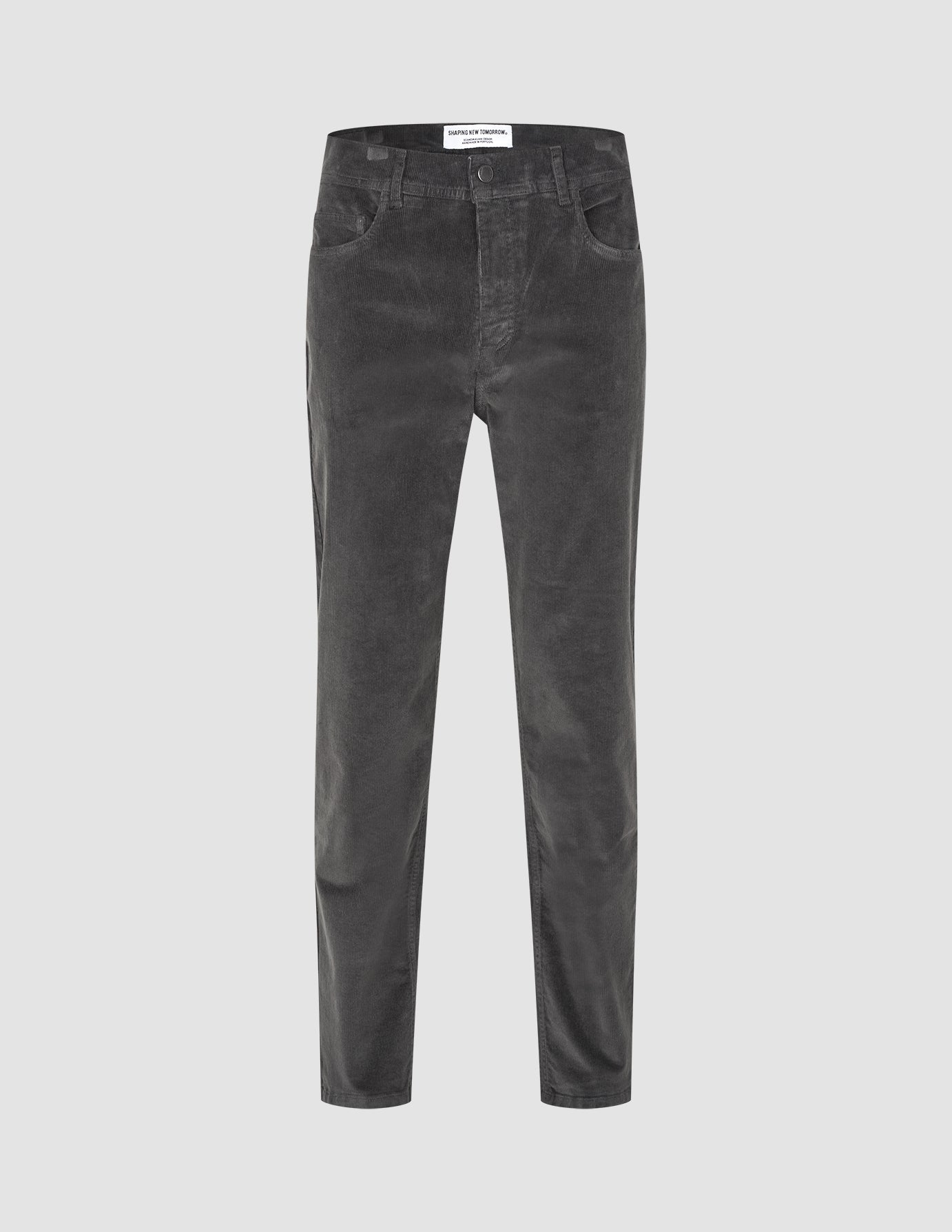 Corduroy Pants Dark Grey
