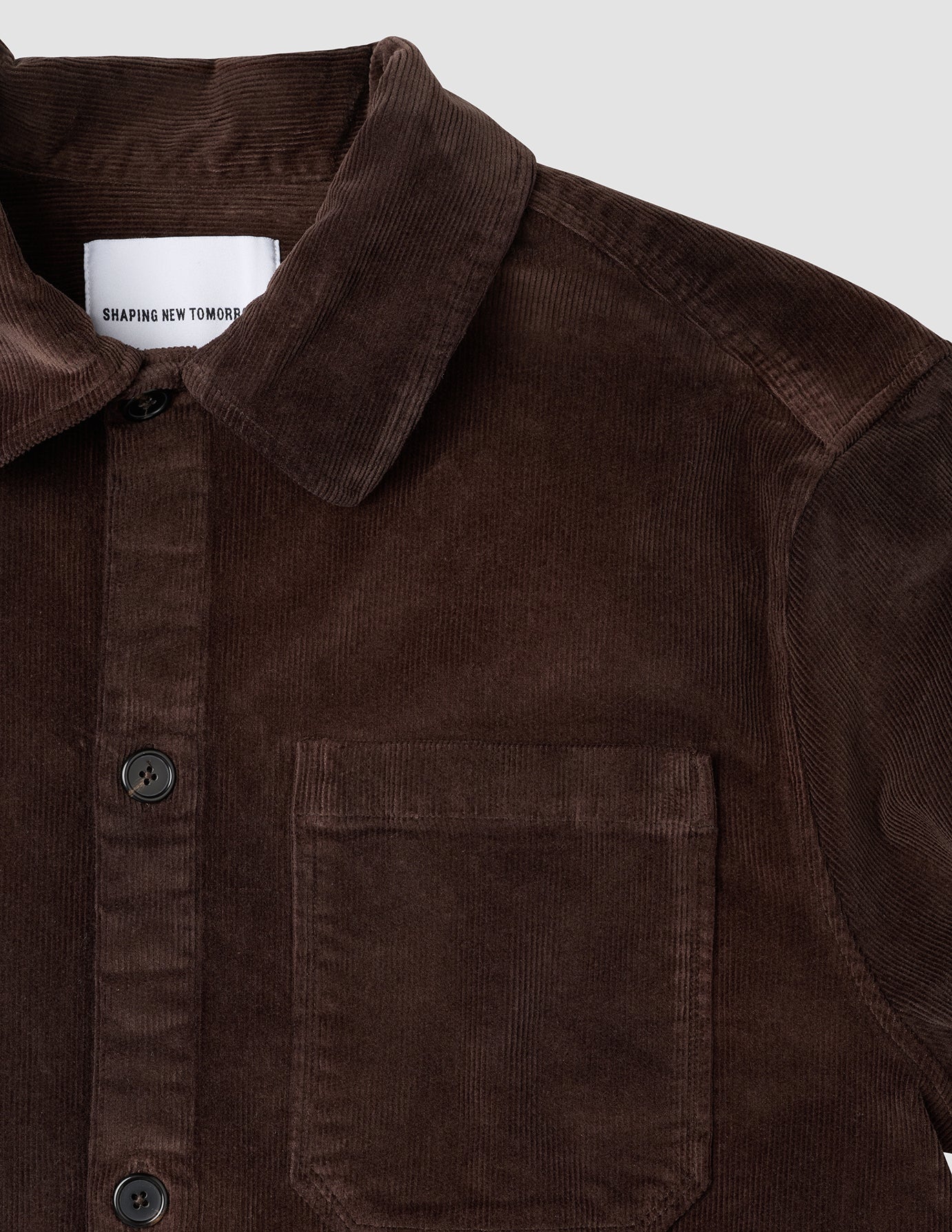 Corduroy Overshirt Espresso