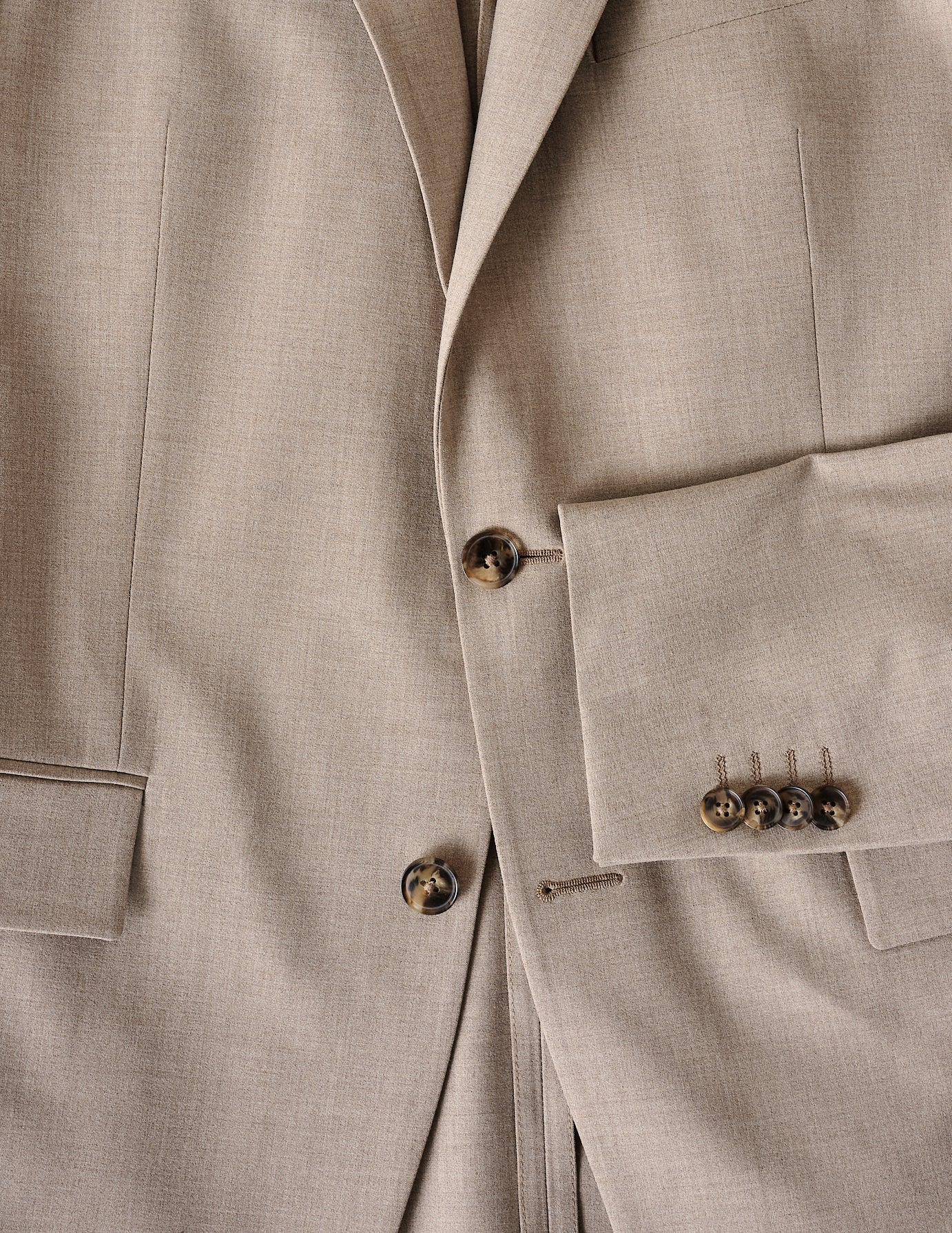 Essential Blazer Slim Sand Grain