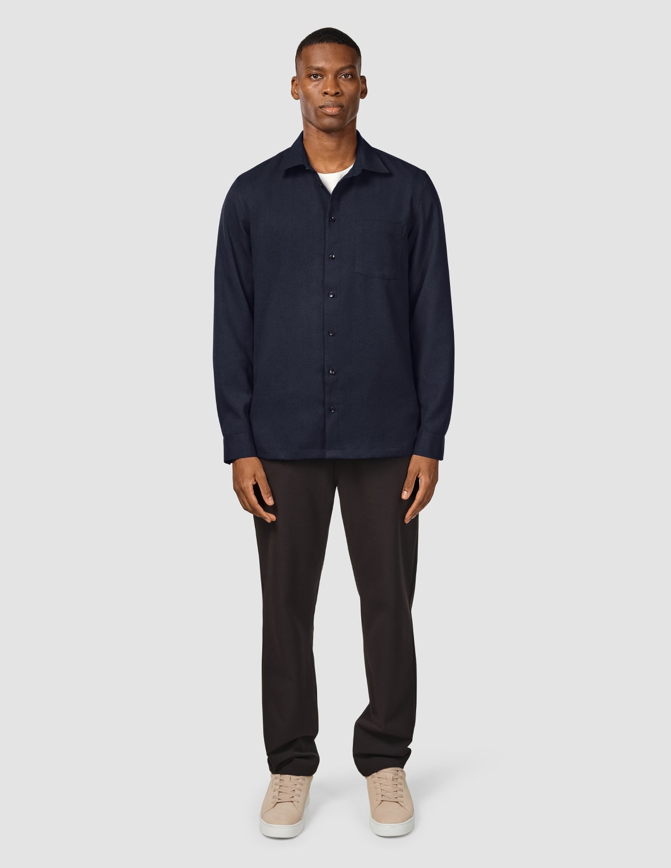 Effortless Shirt Dark Navy