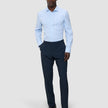 Elevated Shirt Light Blue Stripe Thin Slim