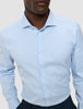 Elevated Shirt Light Blue Stripe Thin Slim