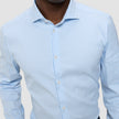 Elevated Shirt Light Blue Stripe Thin Slim