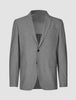 Essential Blazer Regular Dark Grey Melange