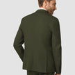 Essential Blazer Regular Moss Green Pinstripe