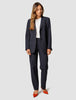 Essential Blazer Navy Pinstripe