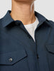 Essential Overshirt Navy Melange