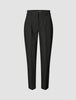 Essential Pants Tapered Black Silver Pinstripe