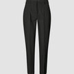 Essential Pants Tapered Black Silver Pinstripe