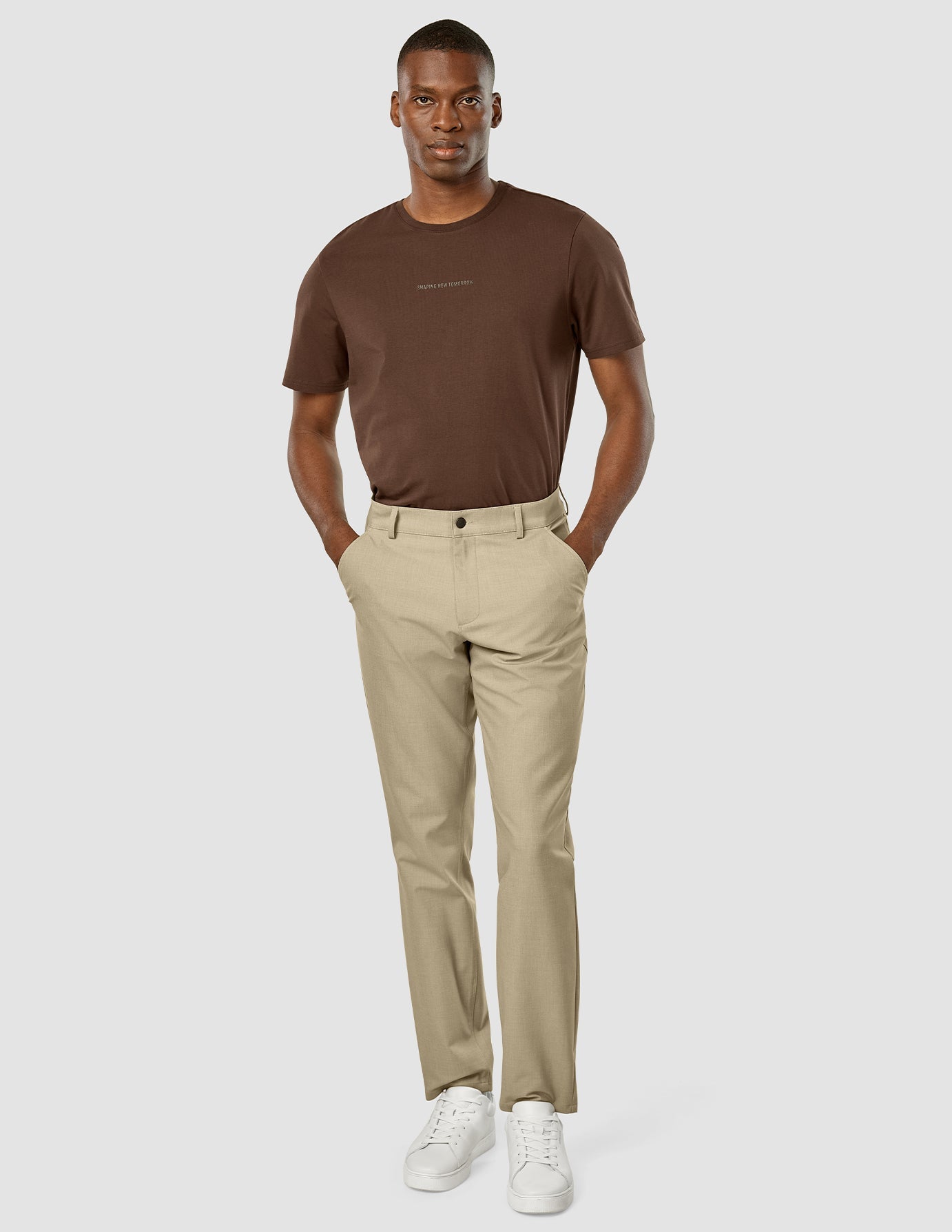 Essential Pants Regular Moonstone Melange