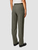 Essential Pants Straight Dark Olive