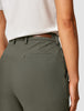 Essential Pants Straight Dark Olive