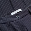 Essential Pants Straight Navy Pinstripe