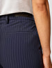 Essential Pants Tapered Navy Pinstripe