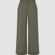 Essential Pants Wide Dark Olive