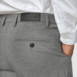 Essential Suit Pants Regular Dark Grey Melange