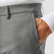 Essential Suit Pants Regular Dark Grey Melange