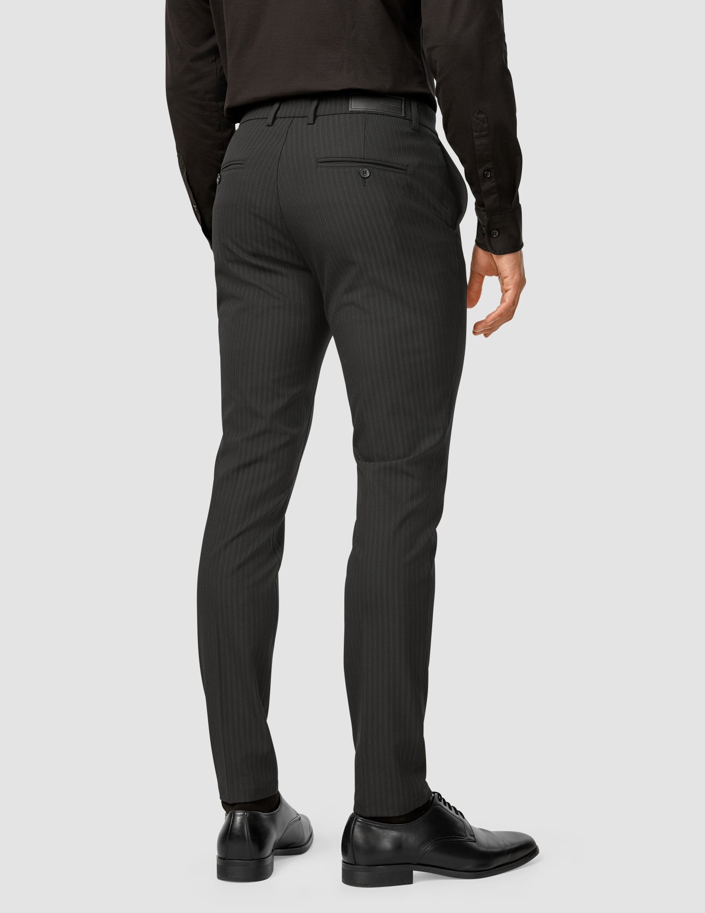 Essential Suit Pants Slim Asphalt Pinstripe