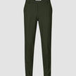 Essential Suit Moss Green Pinstripe