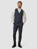 Essential Vest Dark Blue Check