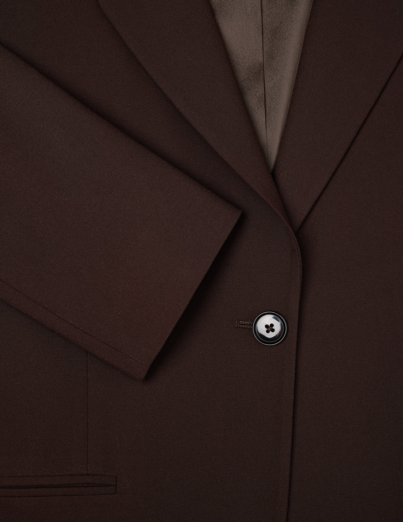 Women's Essential Fitted Blazer Espresso