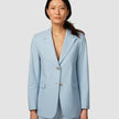 Essential Blazer Sky Blue Melange