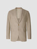 Essential Blazer Beige Melange Regular