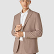 Essential Blazer Dusty Lilac Melange Regular